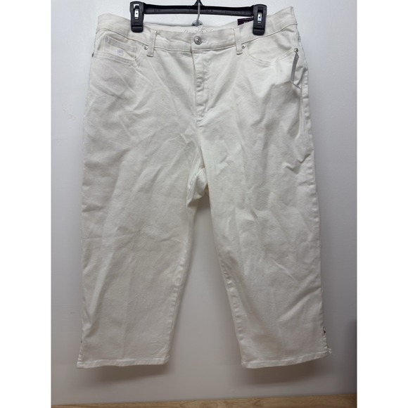 Gloria Vanderbilt Women's Amanda Capri Classic Rise Slimming Size 16 #12 - Picture 1 of 9